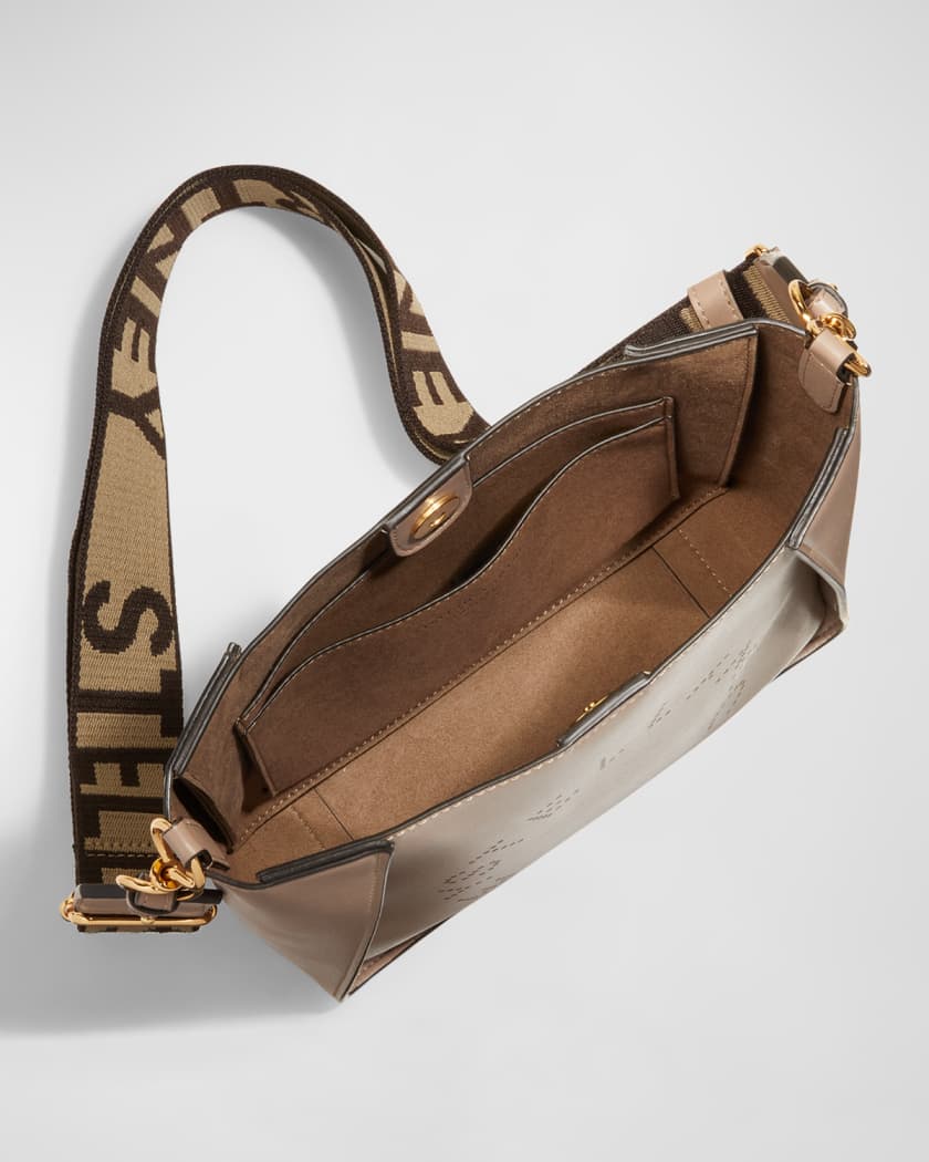 Stella mccartney perforated logo alter napa crossbody bag clearance