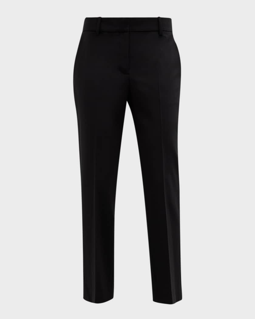 Theory Treeca Wool Pants Neiman Marcus