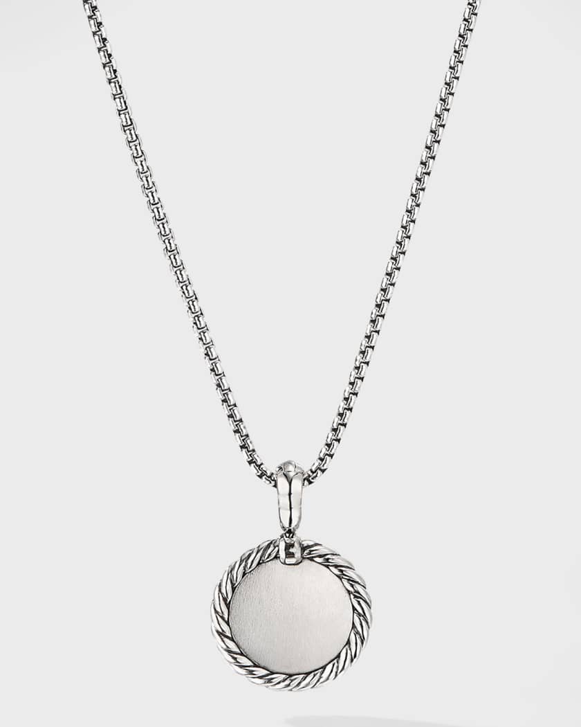 David Yurman Initial Charm Necklace with Diamonds C