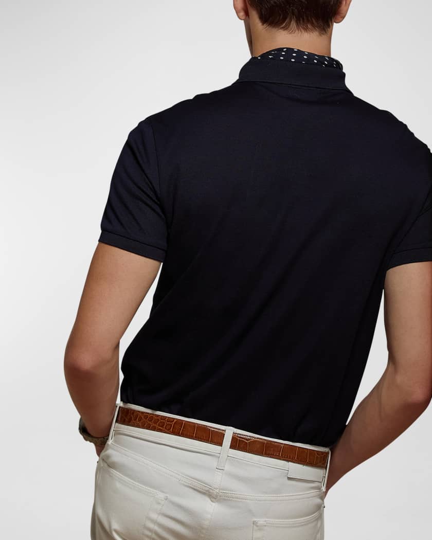 Slim-Fit Logo-Embroidered Pima Cotton Polo Shirt