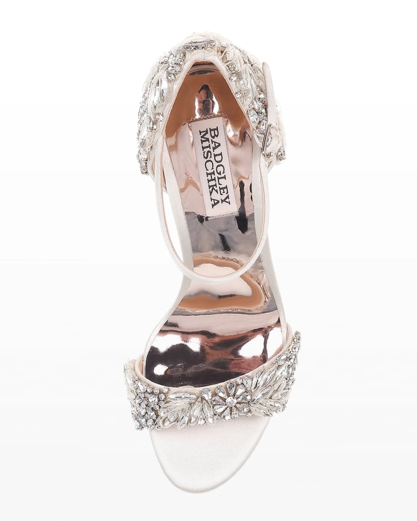 Tampa Embellished Satin Sandals