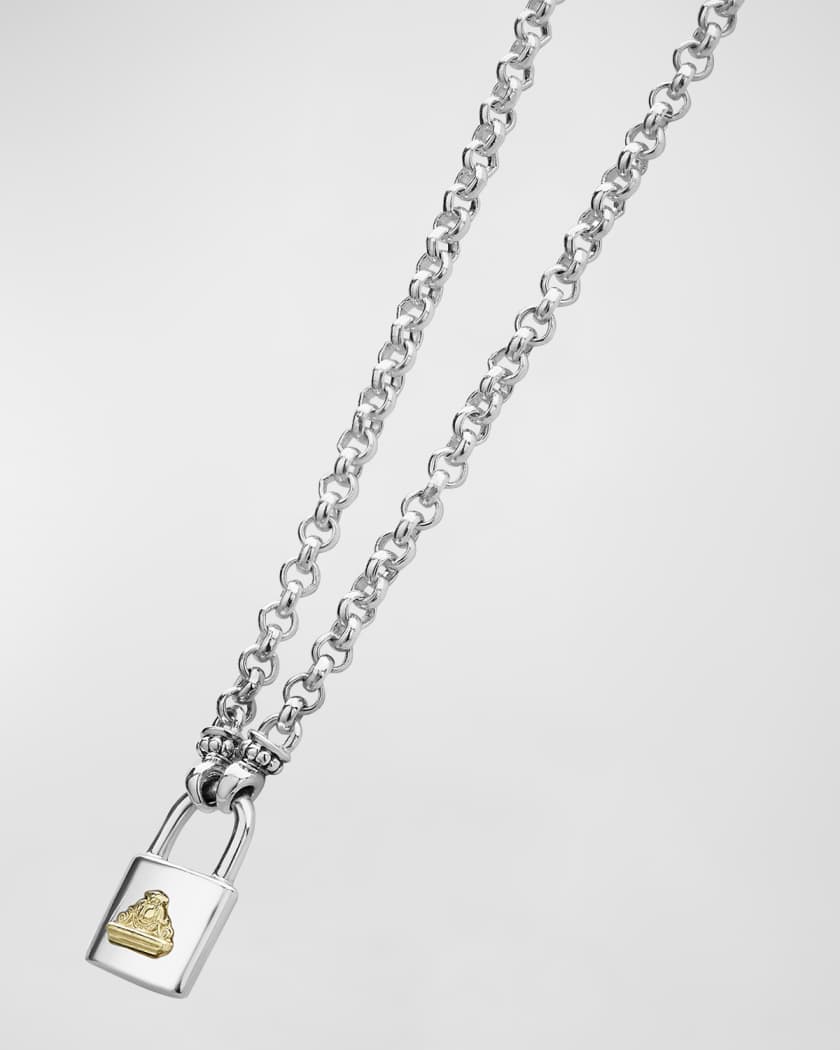 Beloved Lock Pendant Necklace