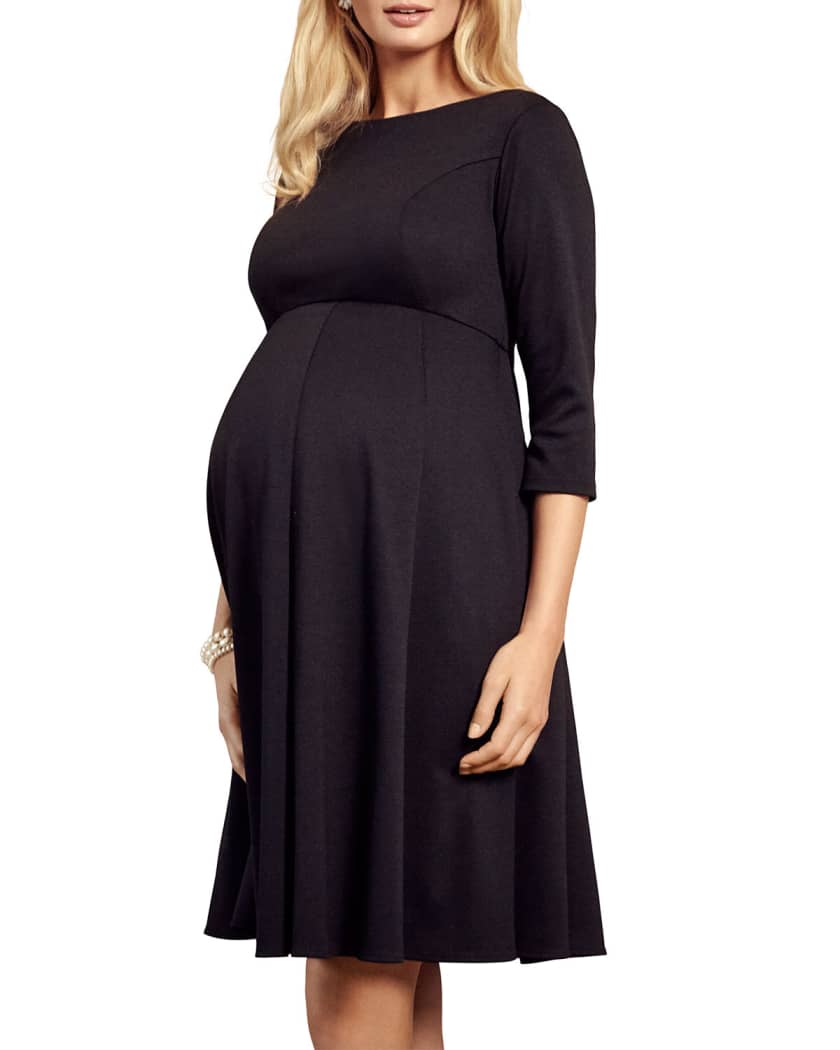Tiffany Rose Maternity Sienna 3 4 Sleeve Ponte Roma Jersey Dress Neiman Marcus