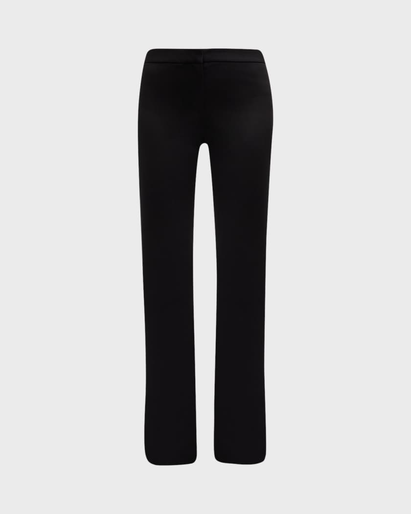 Lafayette 148 New York Black Wool Slim Cropped Pants sz 6