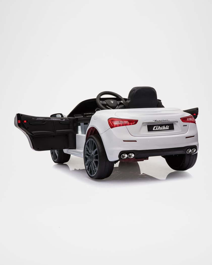 Kids' Maserati Ghibli 12V Ride-On Car