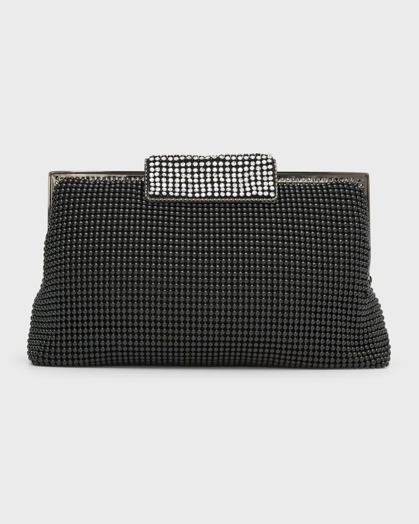 Whiting Davis Crystal Clasp Clutch Bag Neiman Marcus