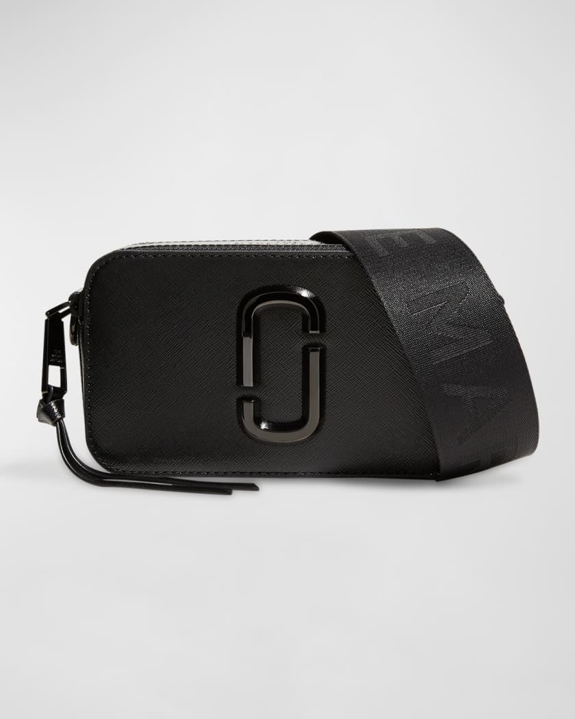 The Snapshot Leather Camera Bag in Black - Marc Jacobs