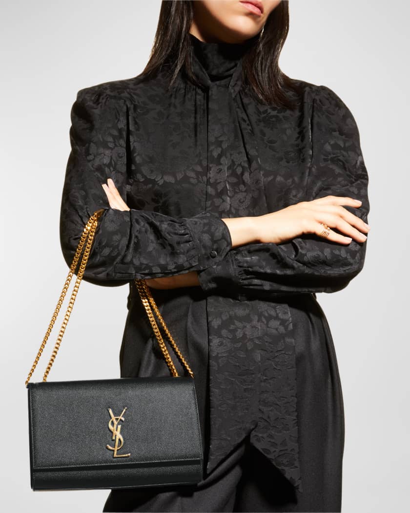 Saint Laurent Medium Kate Leather Chain Shoulder Bag