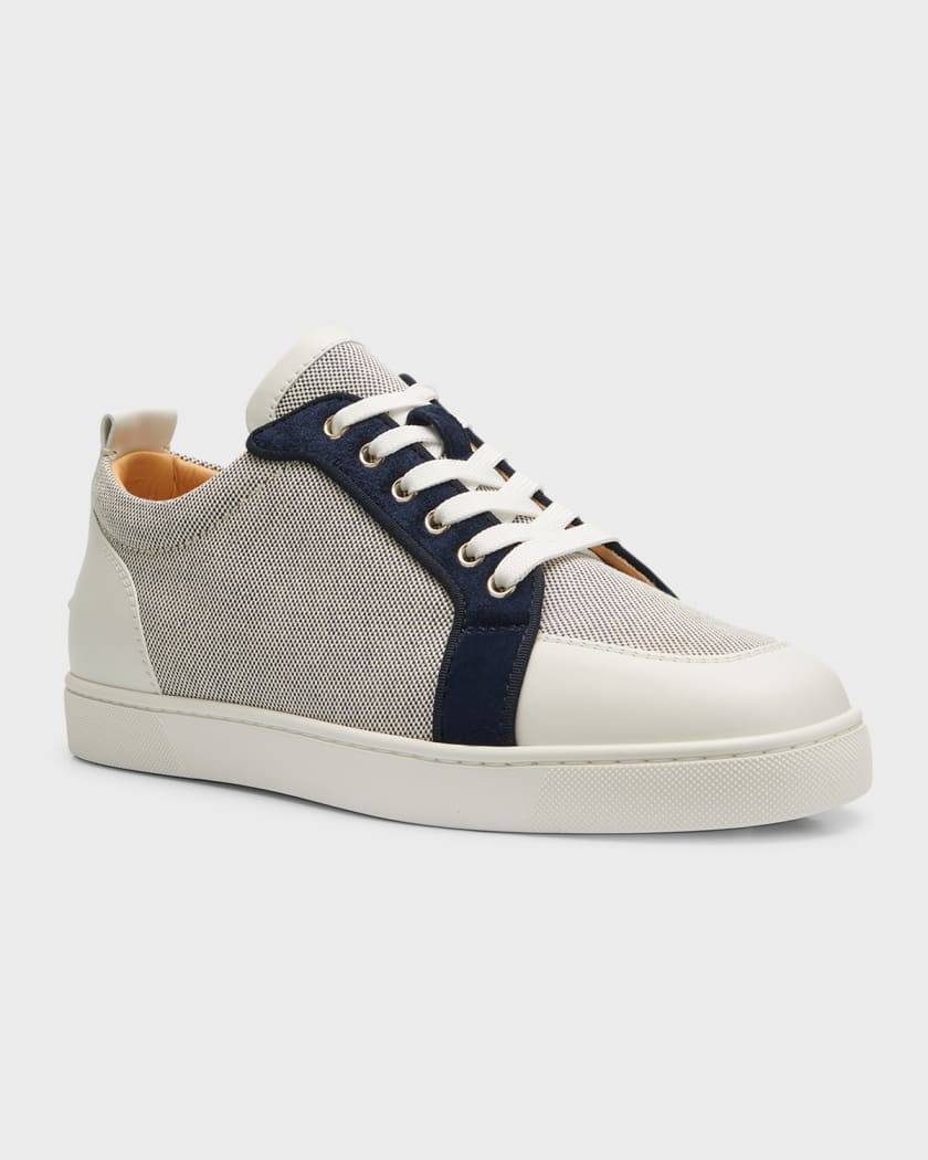 Christian Louboutin Men's Rantu Colorblock Low-Top Sneakers