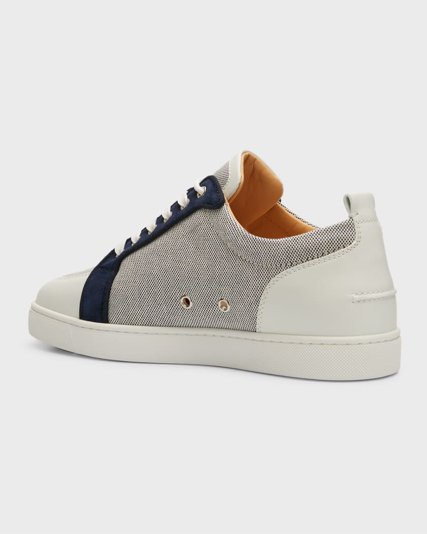 Christian Louboutin Men's Rantu Colorblock Leather Low-top Sneakers