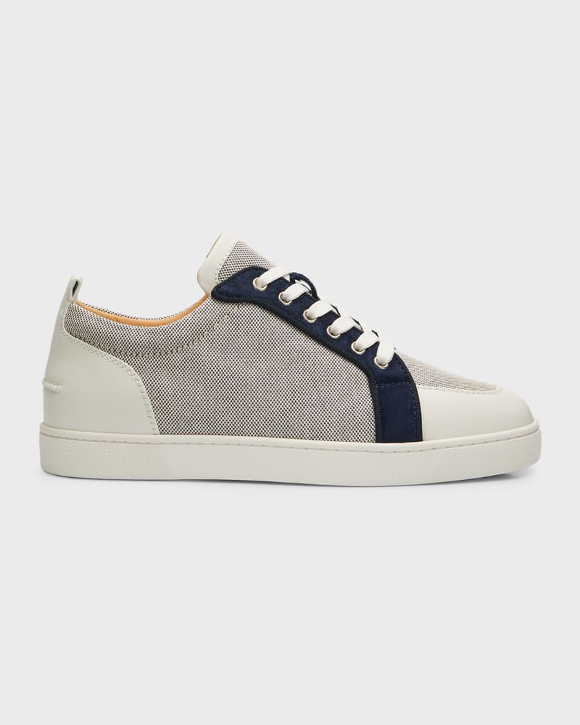 Christian Louboutin Men's Rantu Colorblock Low-Top Sneakers