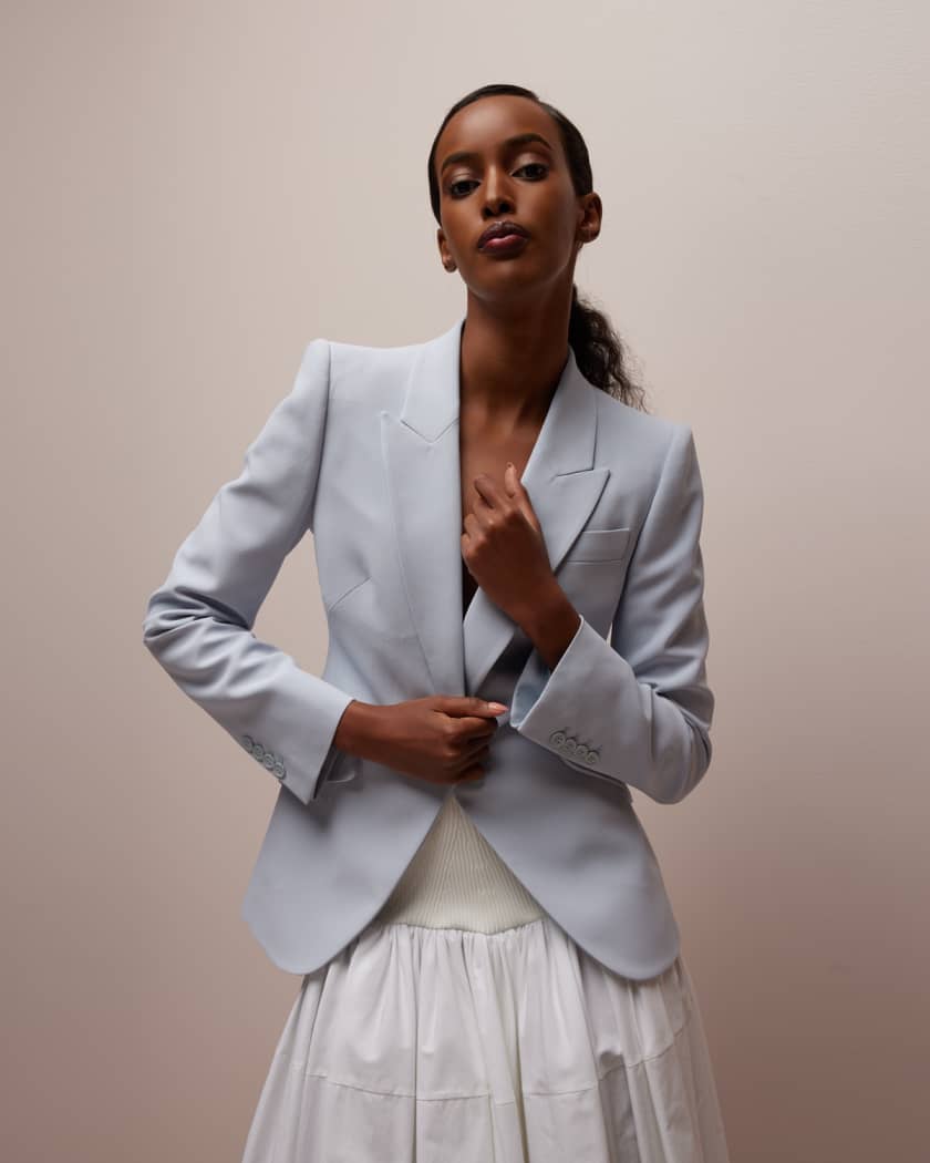 Alexander McQueen Classic Single Breasted Suiting Blazer Neiman