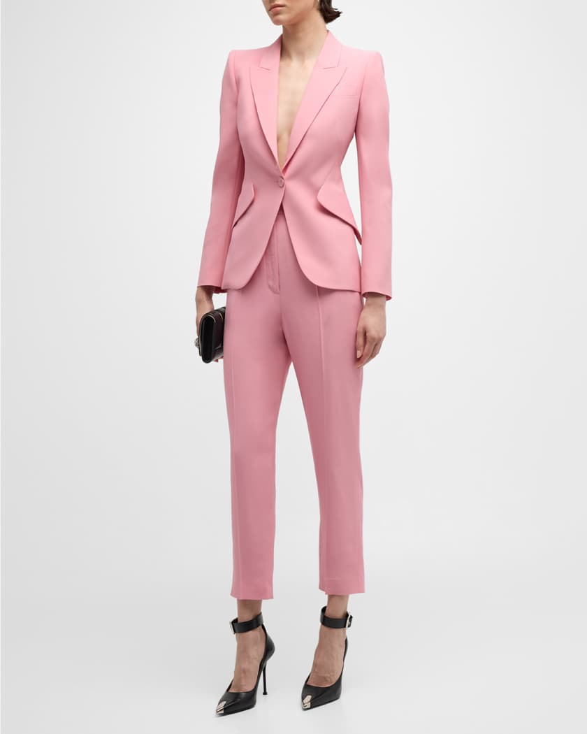 Miss Grant Kids single-breasted crepe blazer - Pink
