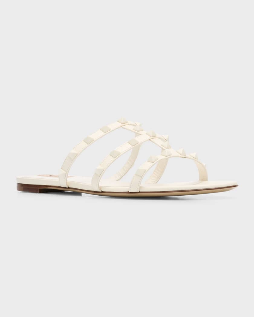 Rockstud flat slide sandal sales