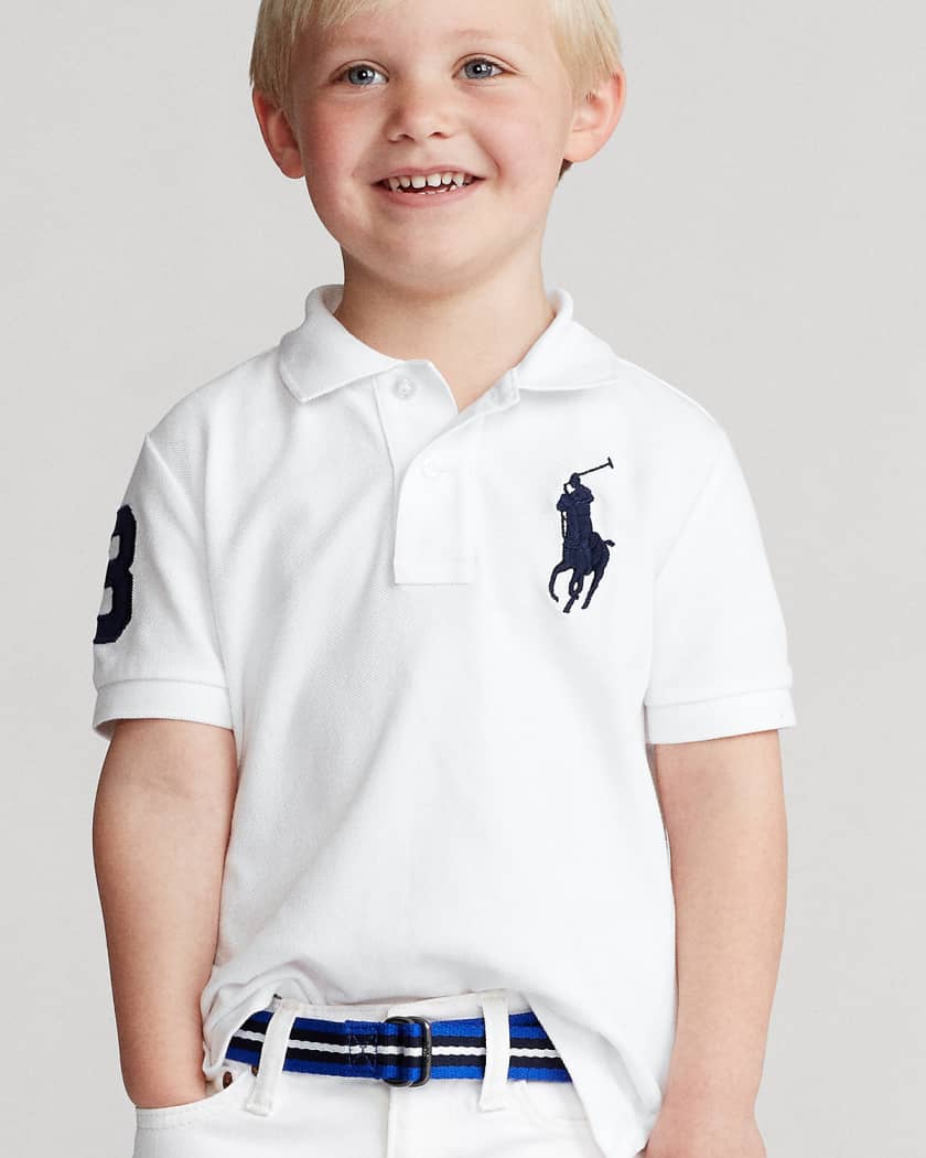 White big pony ralph lauren polo hot sale