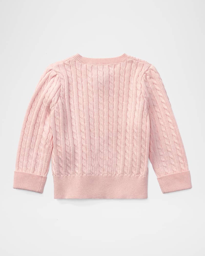 Cable Knit Cotton Cardigan