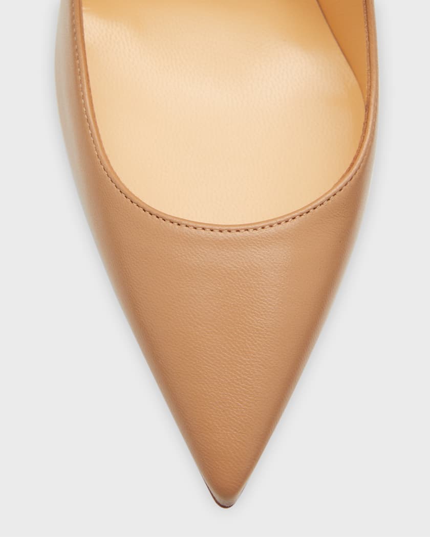 Kate 100mm Napa Red Sole Pumps