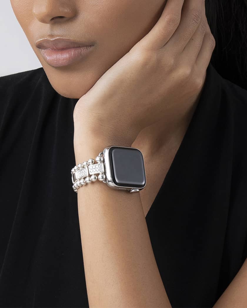 Sterling silver Apple watch band