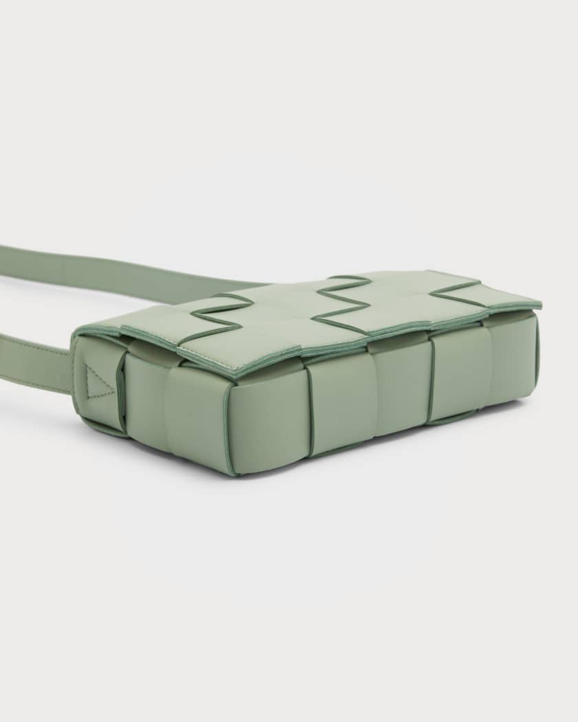 Bottega Veneta Cassette Crossbody Bag Pistachio
