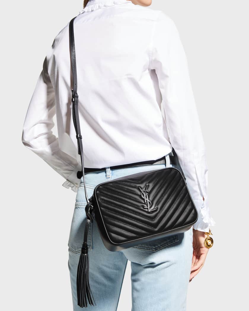 Saint Laurent Lou Medium Ysl Quilted Leather Crossbody Bag