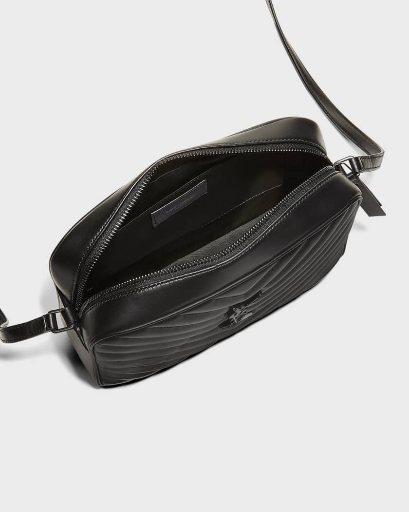 Saint Laurent Lou Camera Bag Crossbody Matelasse Leather Black in