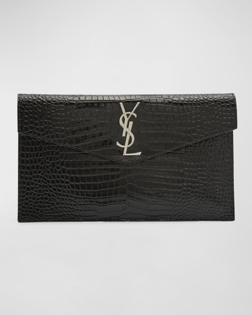 Saint Laurent - Uptown Clutch Off White