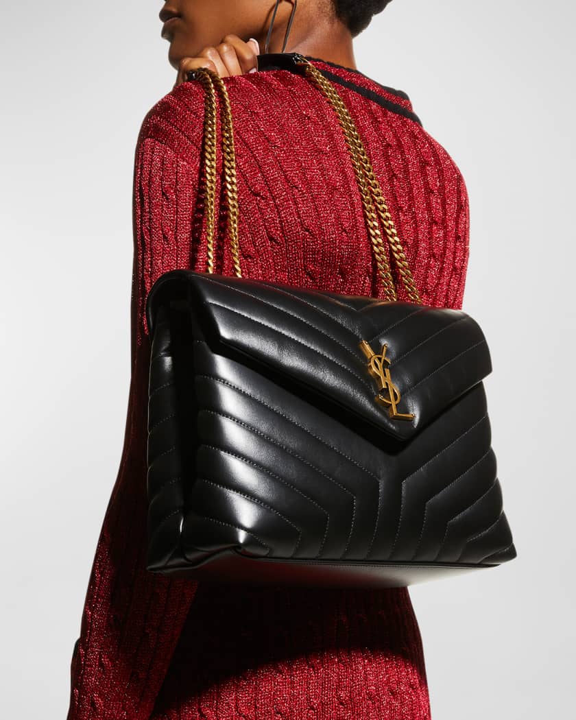 Saint Laurent, Bags, Authentic Ysl Red Shoulder Bag