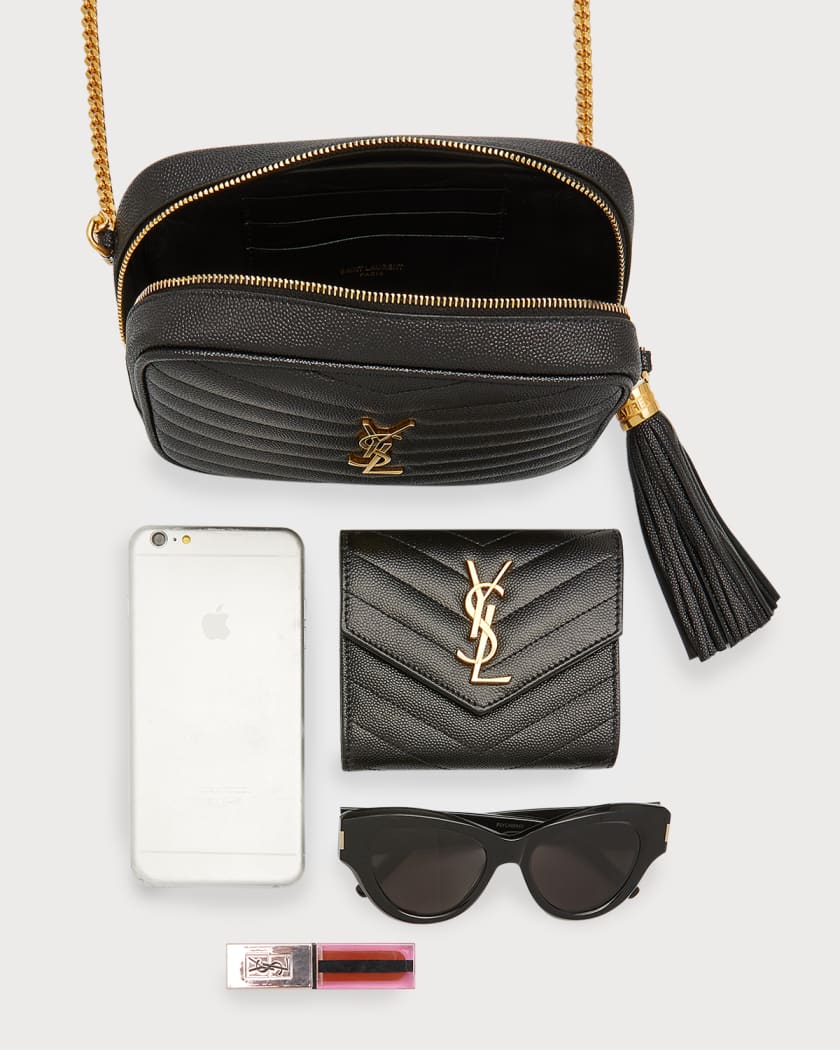 Saint Laurent Lou Mini Camera Crossbody Bag