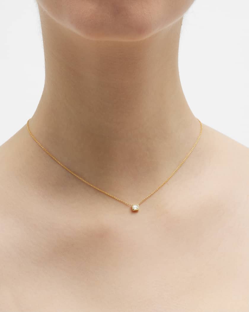 Roberto coin single diamond necklace discount