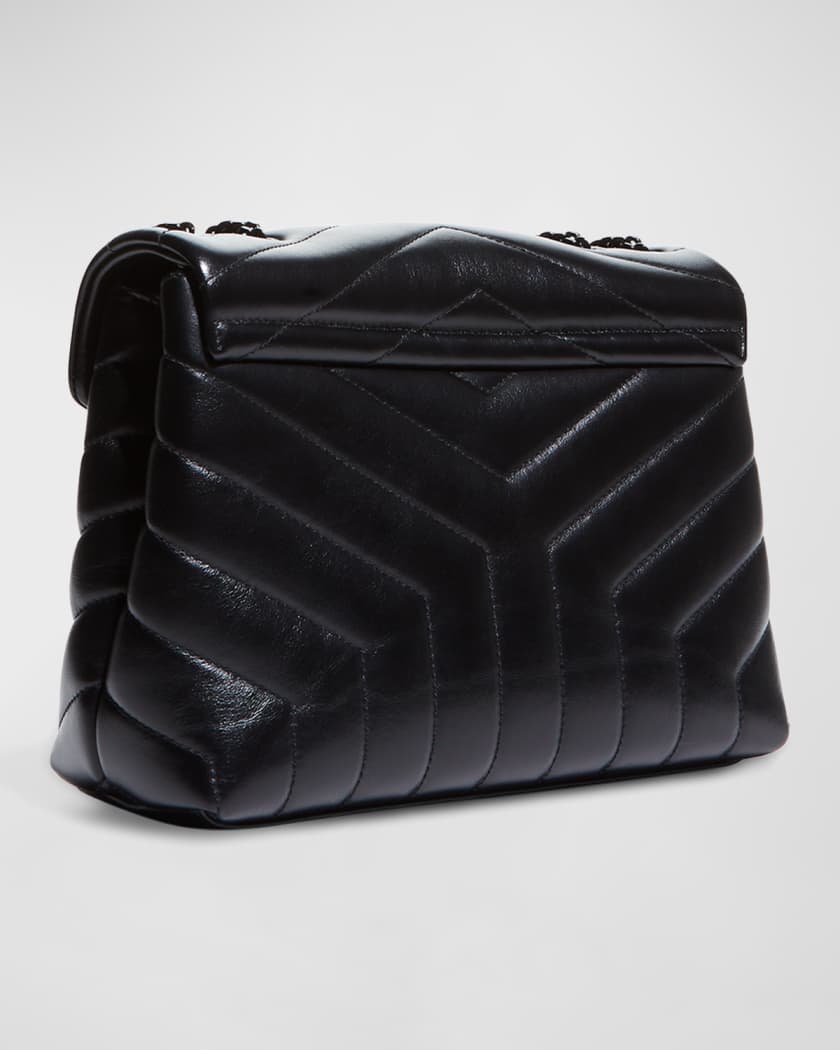 Chanel Black Aged Calfskin Quilted Mad About Quilting Shoulder Bag