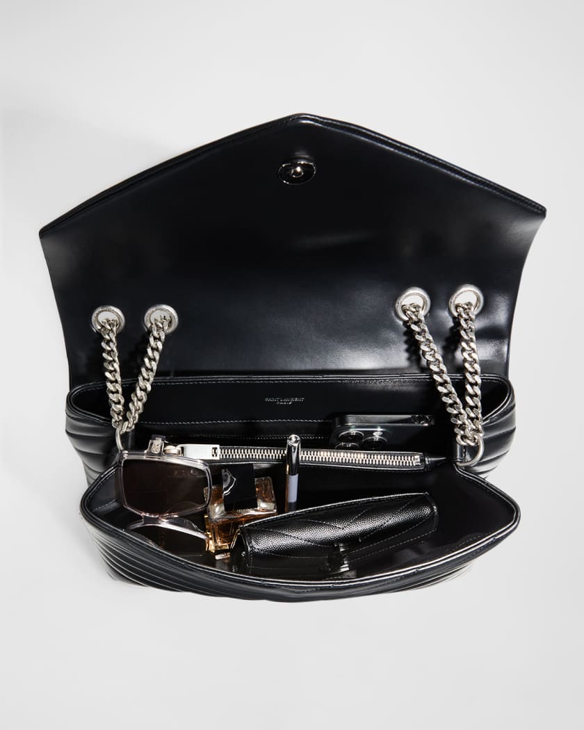 Saint Laurent Matelasse Calfskin LouLou Chain Camera Bag