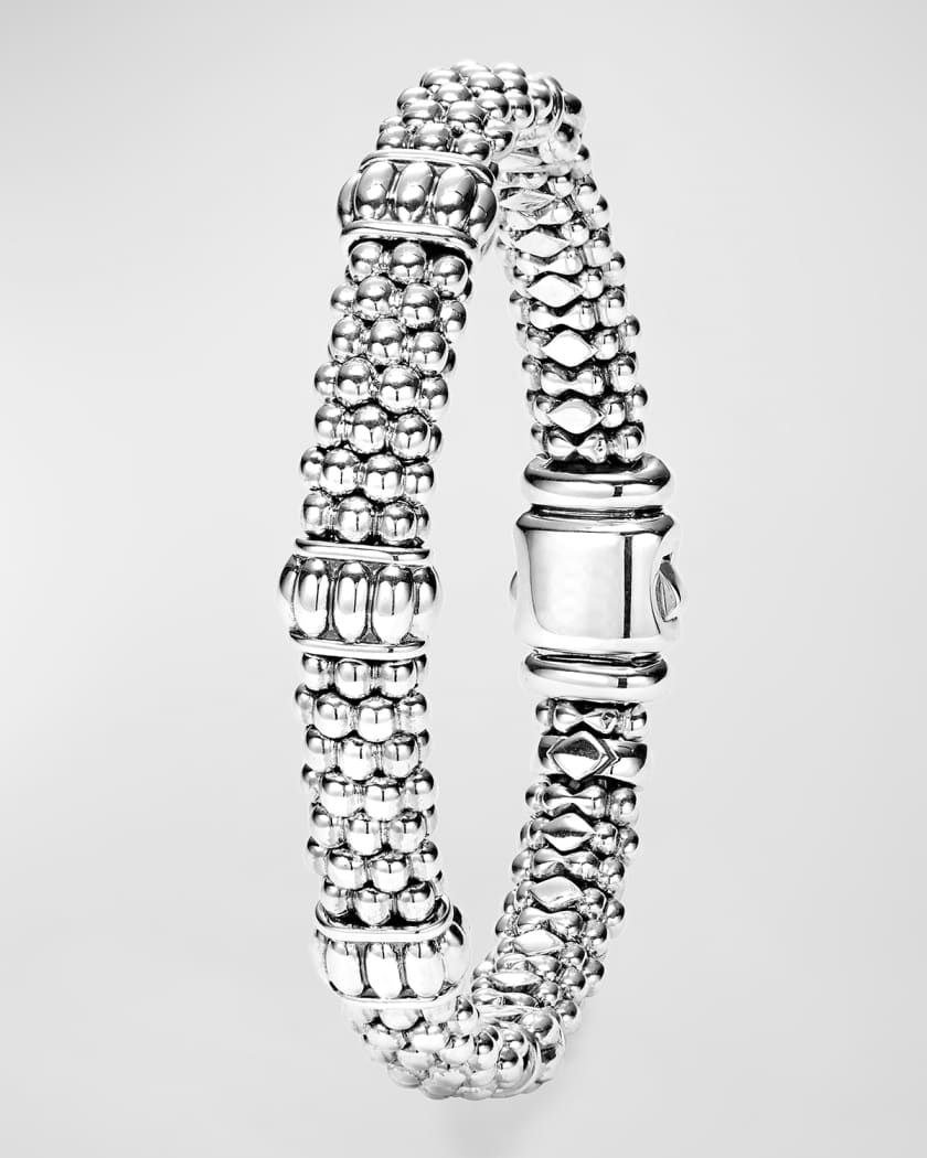 Lagos caviar rope station bracelet online