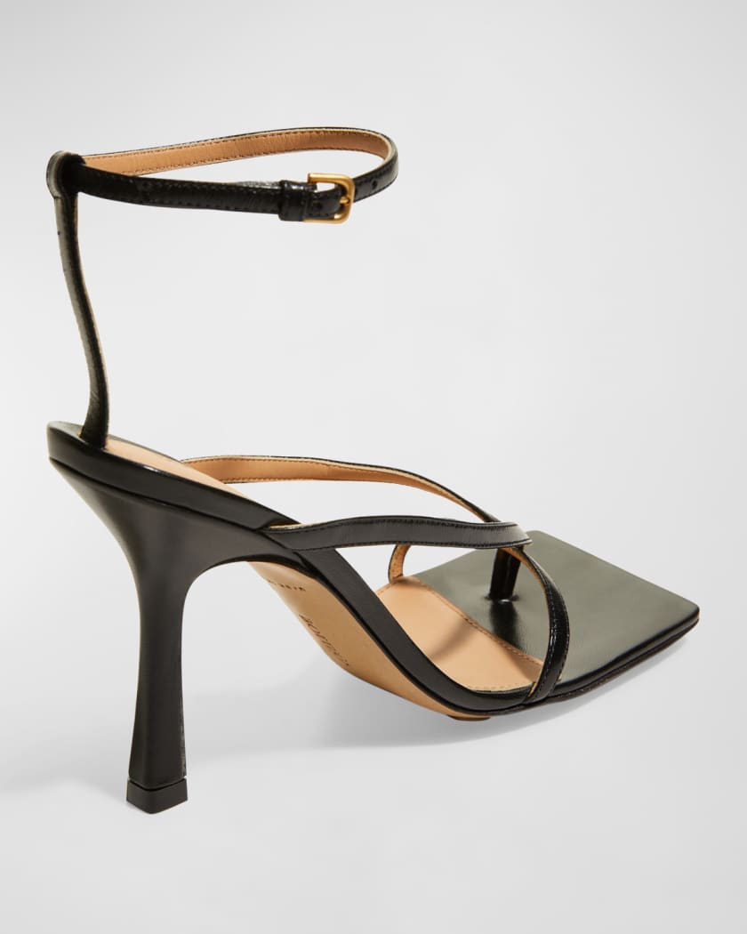 Multi Strap Stretch High Heel Sandals