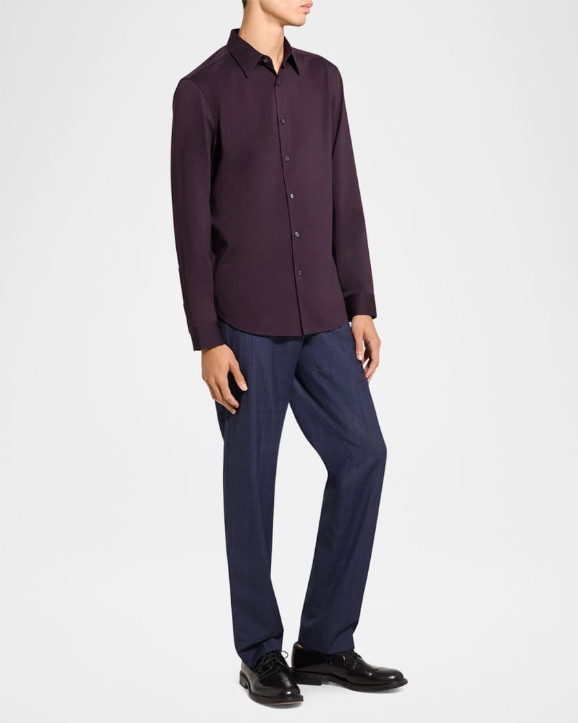 Men's Sylvain Shirt in Structure Knit | Neiman Marcus