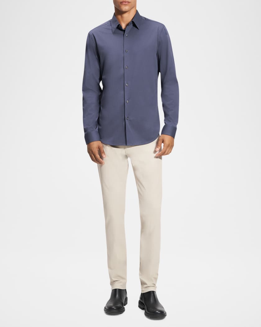 Men's Sylvain Shirt in Structure Knit | Neiman Marcus