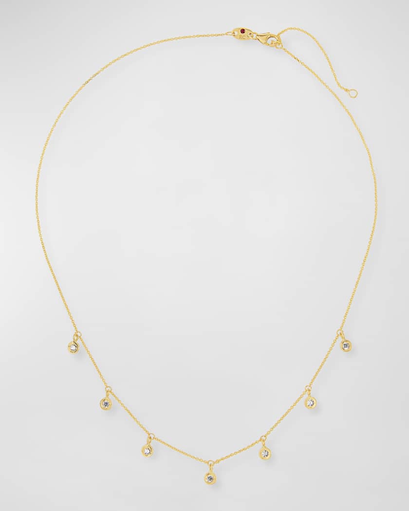 Roberto coin 7 station diamond necklace on sale