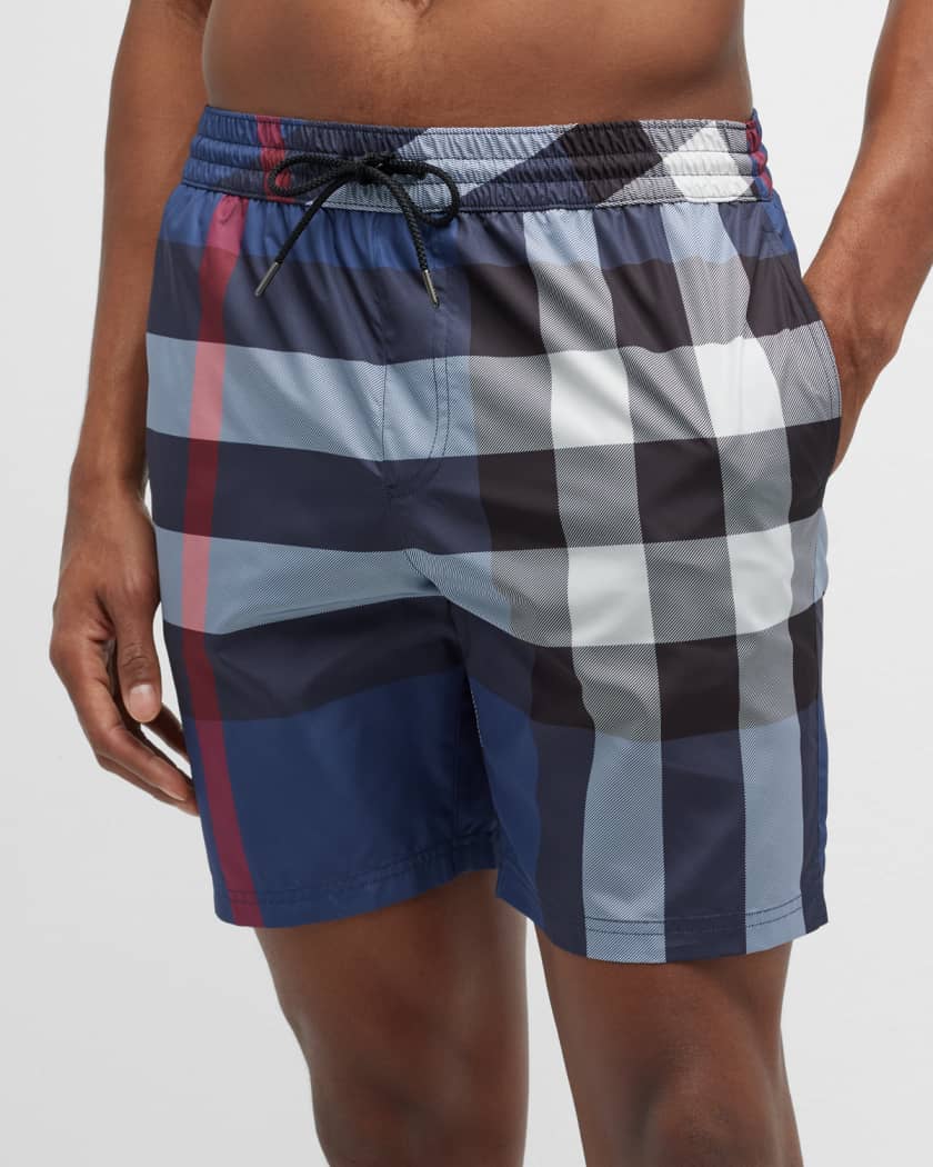 Men's Guildes Signature Check Swim Trunks