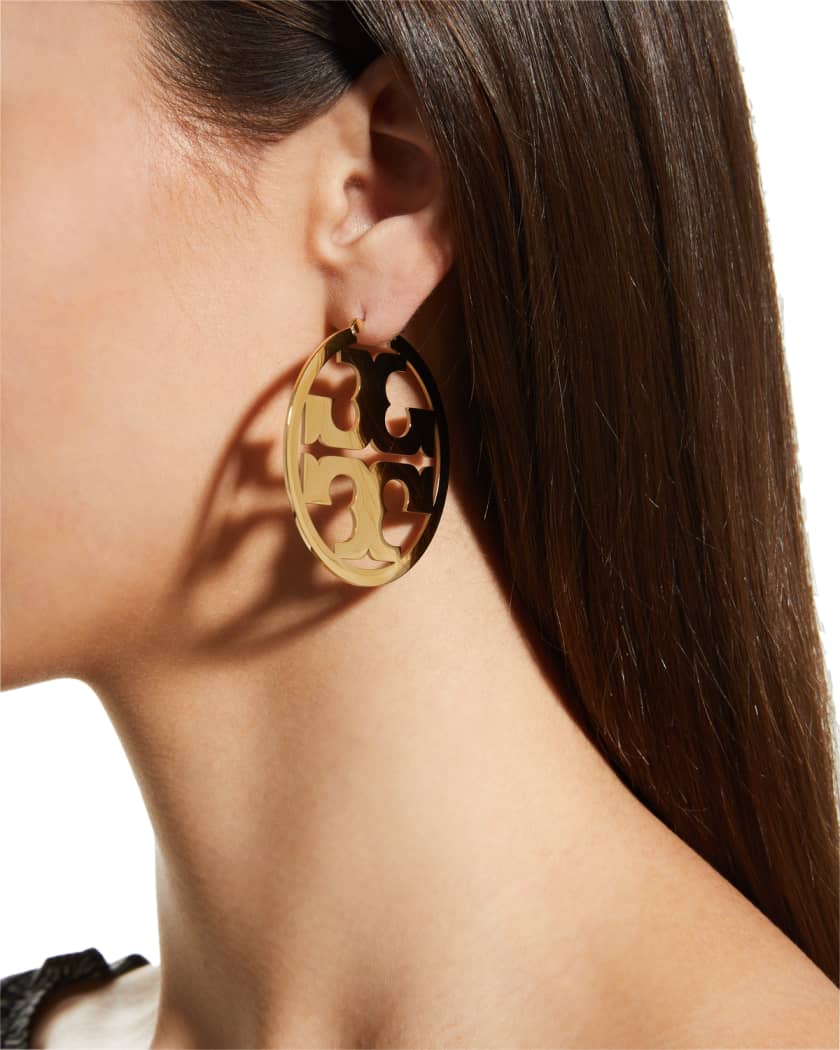 Tory burch miller hoop earrings sales