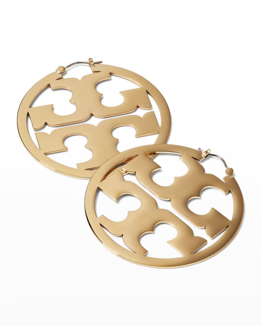 Tory burch best sale miller hoop earrings