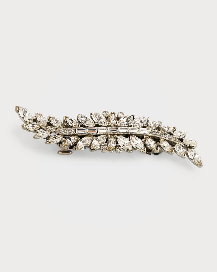 Diamond hair barrette deals