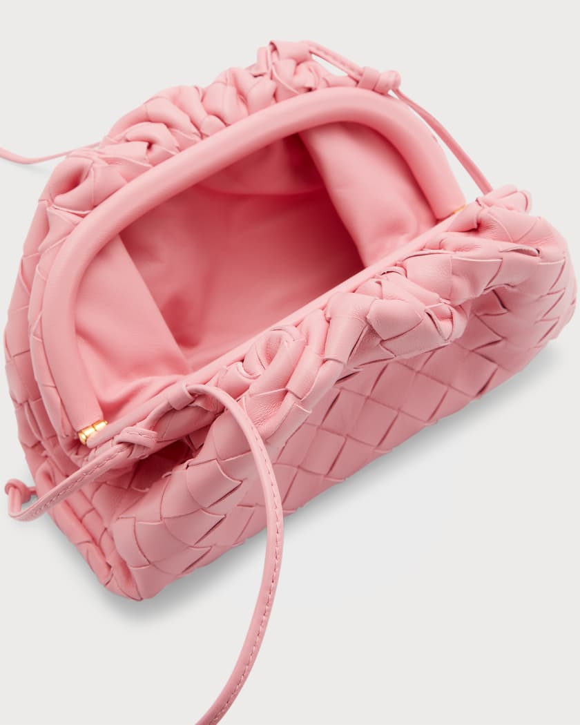 Bottega Veneta Pink Double Knot Leather clutch Bag