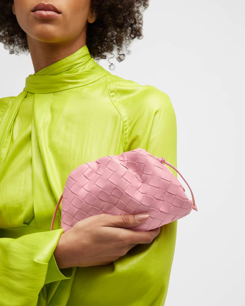 Bottega Veneta Purple Intrecciato 'The Mini Pouch' Clutch