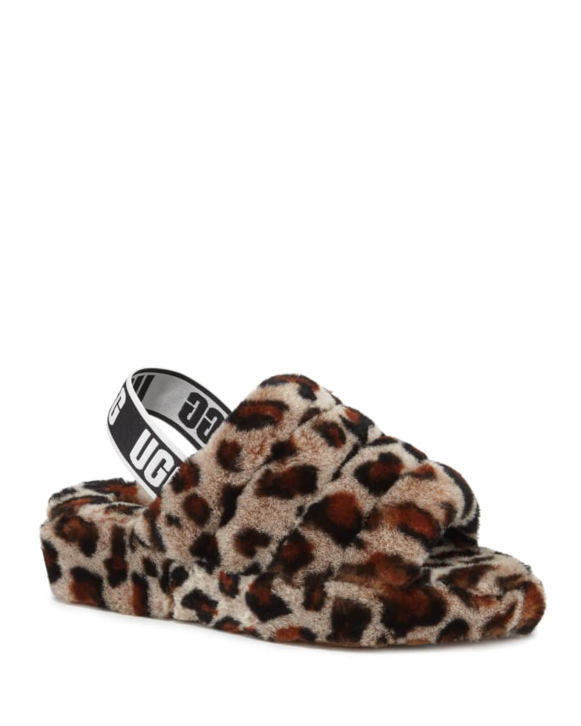 Ugg slide leopard Outlet