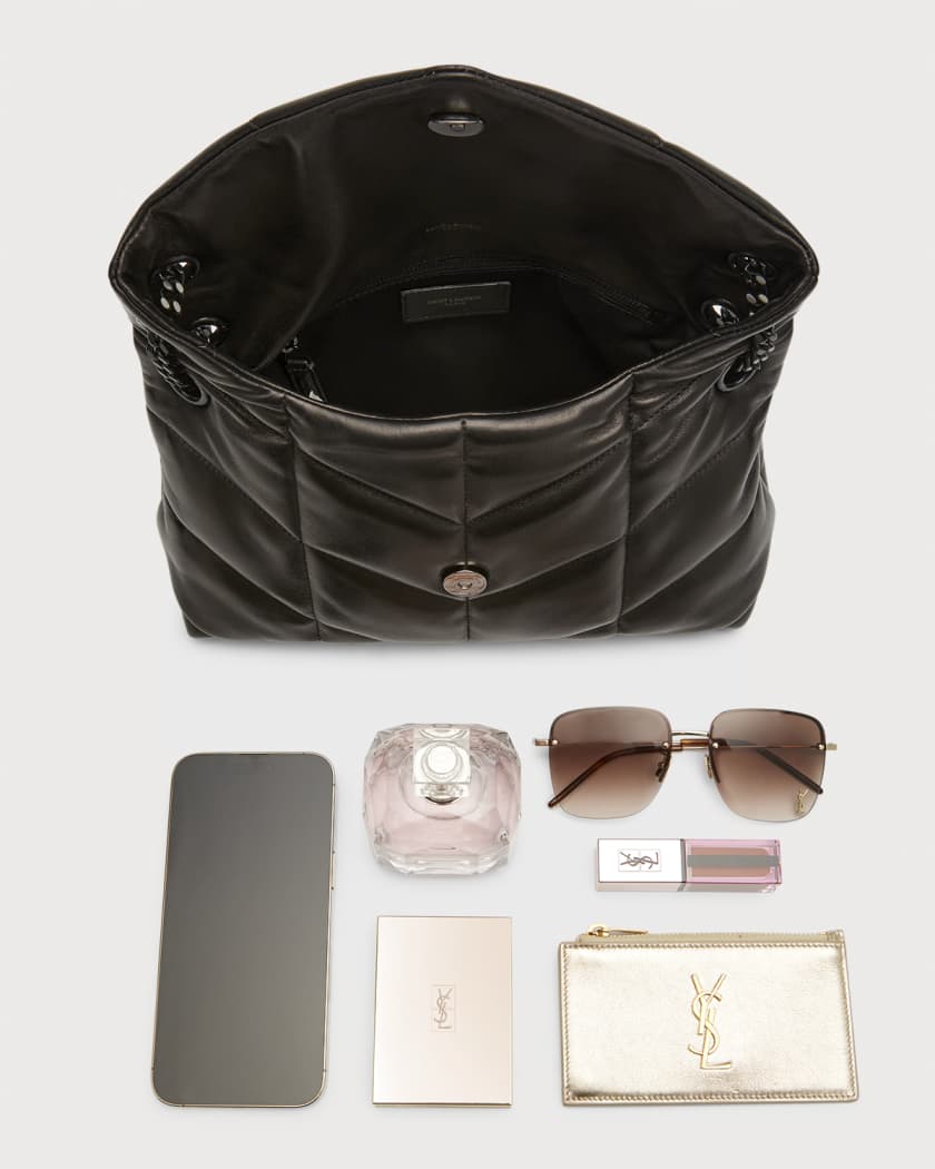 Tas Fashion Loulou Puffer Mini Leather Shoulder Bag 23808 – Raja