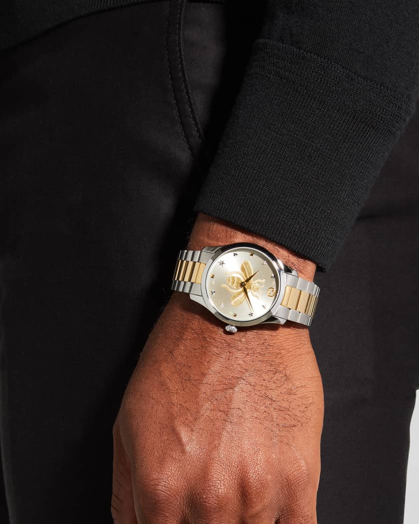 Men's Bee Two-Tone Bracelet Watch