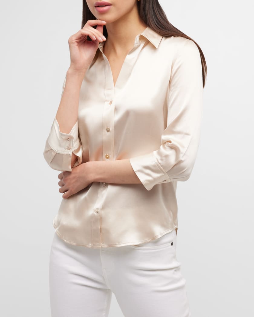 Milano Silk Blouse - 100% Silk Women's Shirt