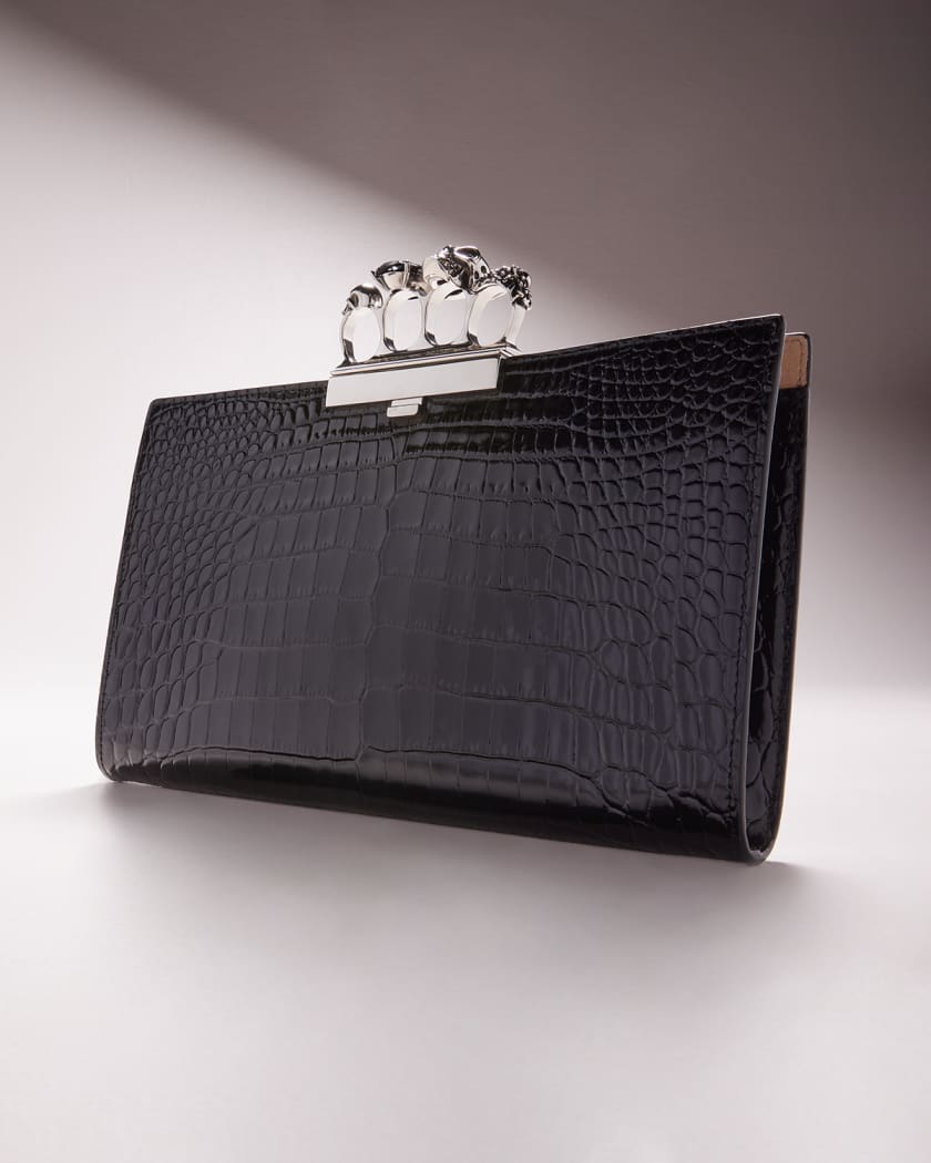Knuckle ring clutch bag deals