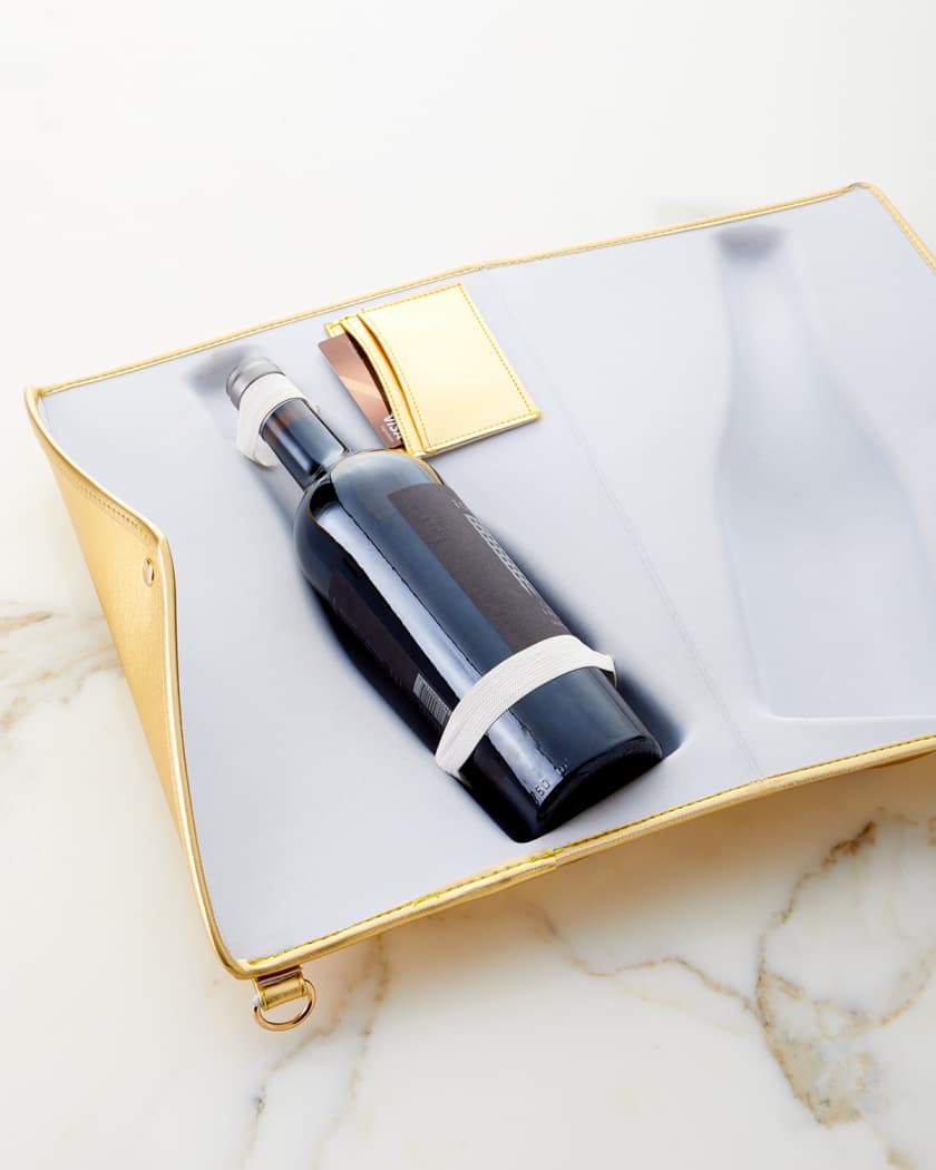 gold champagne clutch