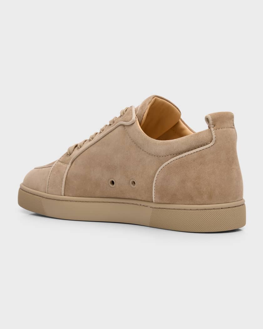 Christian Louboutin Louis Junior Orlato Suede Sneaker in Brown for Men