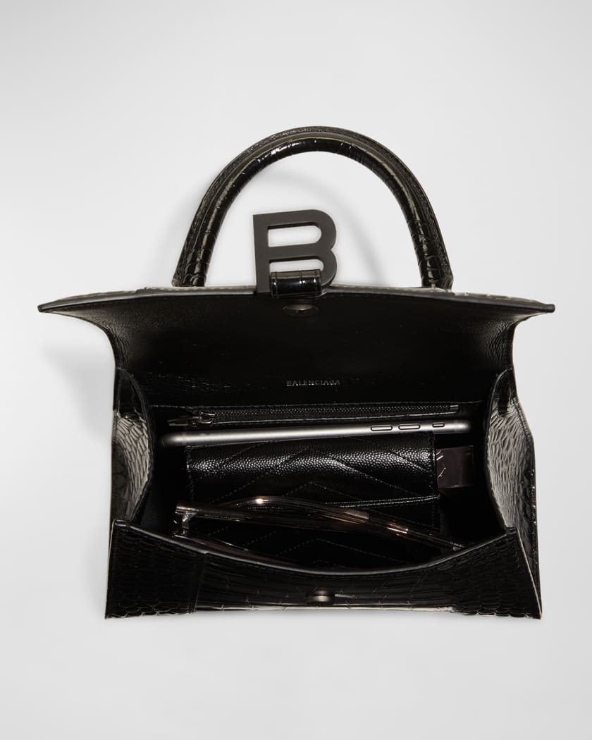 Balenciaga hourglass bag crocodile small outlet